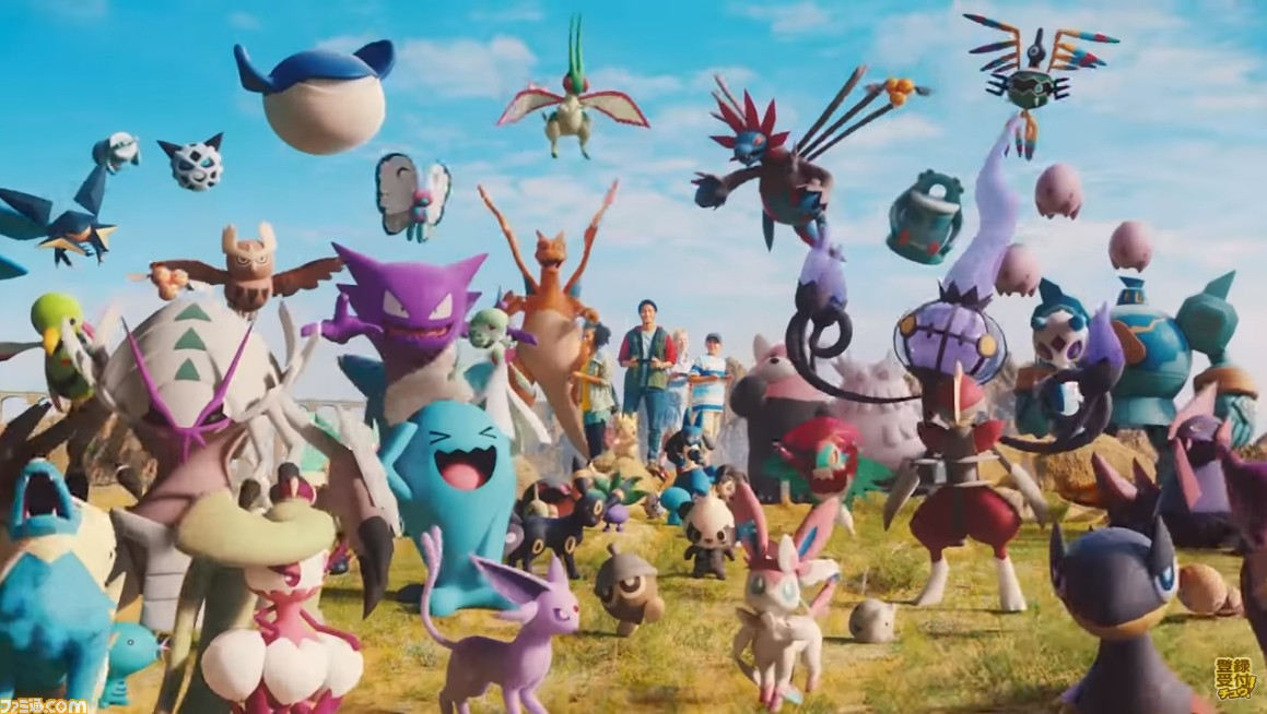 『ポケットモンスター ソード・シールド』(2019) TVCM　ドットのピカチュウ、多数のポケモンたちが登場。