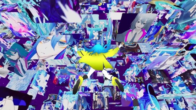 Ado MV『夜のピエロ 360°』(2021) VR浮遊感がたまらなく心地よい。Adoart (ファンアート）がミュージックビデオ内に登場する